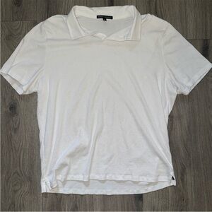 Robert Barakett Classic White Short Sleeve Polo
